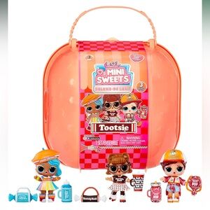 L.O.L. Surprise! DELUXE ❤️ Mini Sweets Tootsie w/3 Dolls, Accessories & Case NEW